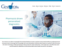 Tablet Screenshot of genetworx.com